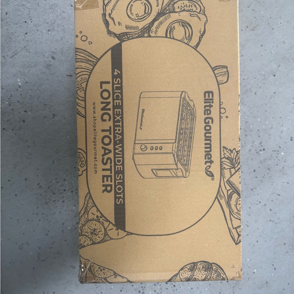 4-Slice Long Toaster - Silver